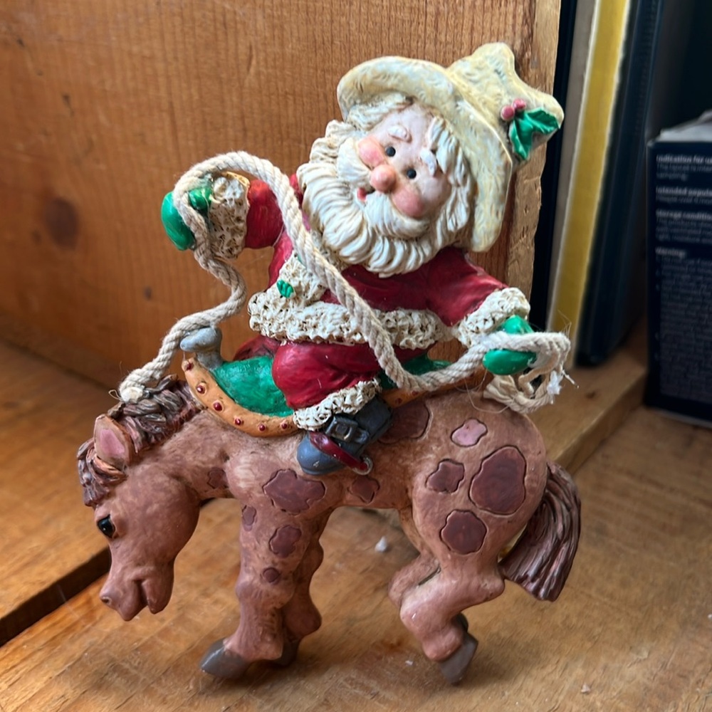 Cowboy Rodeo Santa